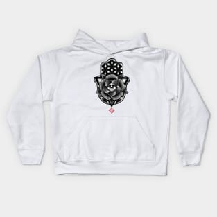 Hamsa Flower Kids Hoodie